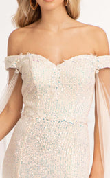 8 of 12 Elizabeth K GL3054 Dress Champagne