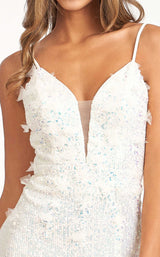 7 of 12 Elizabeth K GL3055 Dress Champagne