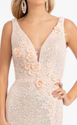 7 of 12 Elizabeth K GL3056 Dress Blush