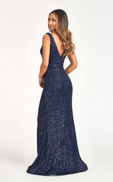 6 of 12 Elizabeth K GL3056 Dress Navy