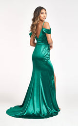 4 of 12 Elizabeth K GL3060 Dress Emerald-Green