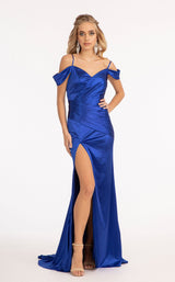 3 of 12 Elizabeth K GL3060 Dress Royal-Blue