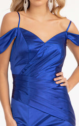 9 of 12 Elizabeth K GL3060 Dress Royal-Blue