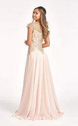 5 of 16 Elizabeth K GL3065 Dress Champagne