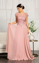 2 of 16 Elizabeth K GL3065 Dress Dark-Rose