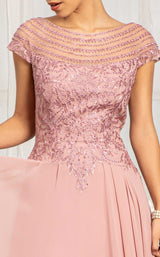 10 of 16 Elizabeth K GL3065 Dress Dark-Rose