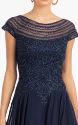 11 of 16 Elizabeth K GL3065 Dress Navy