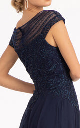 15 of 16 Elizabeth K GL3065 Dress Navy