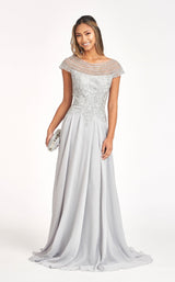 4 of 16 Elizabeth K GL3065 Dress Silver