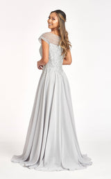 8 of 16 Elizabeth K GL3065 Dress Silver