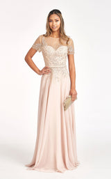 1 of 16 Elizabeth K GL3067 Dress Champagne