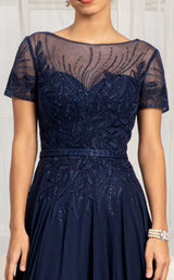 11 of 16 Elizabeth K GL3067 Dress Navy