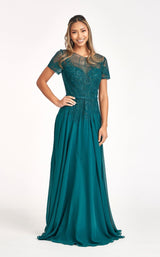 4 of 16 Elizabeth K GL3067 Dress Teal