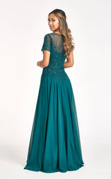 8 of 16 Elizabeth K GL3067 Dress Teal