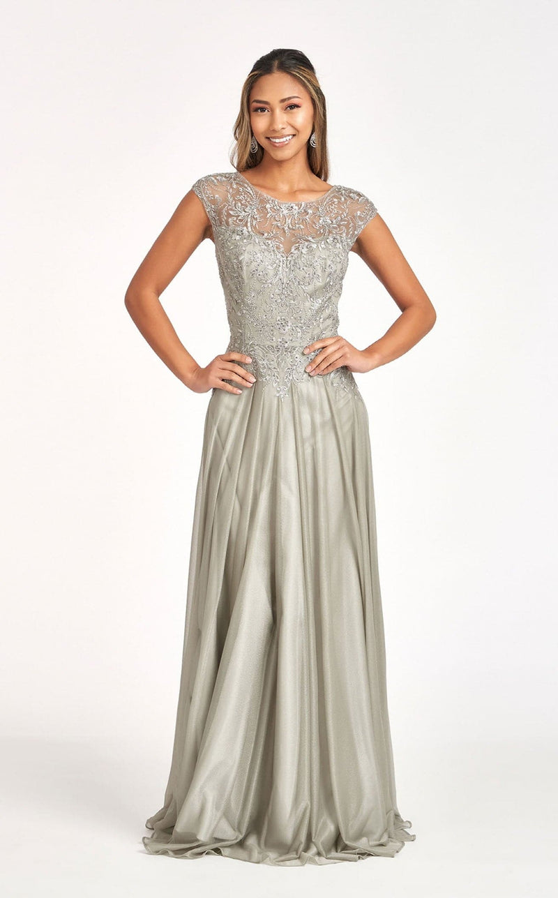 Elizabeth K GL3068 Dress Silver