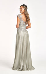 7 of 14 Elizabeth K GL3068 Dress Silver