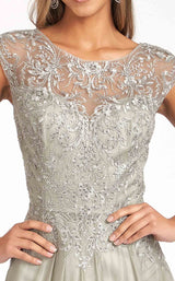 11 of 14 Elizabeth K GL3068 Dress Silver