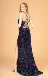 9 of 20 Elizabeth K GL3081 Dress Navy