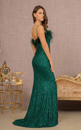 9 of 9 Elizabeth K GL3113 Dress Emerald-Green