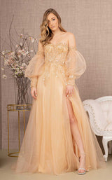 2 of 9 GLS by Gloria GL3118 Dress Light-Gold