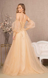 9 of 9 GLS by Gloria GL3118 Dress Light-Gold