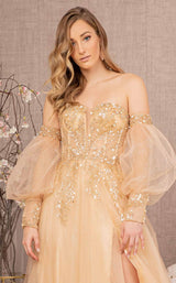 5 of 9 GLS by Gloria GL3118 Dress Light-Gold