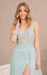 3 of 9 GLS by Gloria GL3119 Dress Baby-Blue