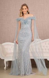 1 of 4 GLS by Gloria GL3120 Dress Smoky-Blue