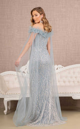 4 of 4 GLS by Gloria GL3120 Dress Smoky-Blue