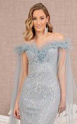 2 of 4 GLS by Gloria GL3120 Dress Smoky-Blue