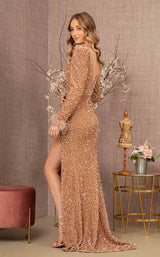 11 of 12 Elizabeth K GL3122 Dress Gold