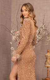 8 of 12 Elizabeth K GL3122 Dress Gold