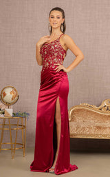 10 of 13 Elizabeth K GL3125 Dress Burgundy