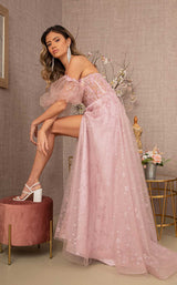 7 of 10 GLS by Gloria GL3126 Dress Dark-Rose