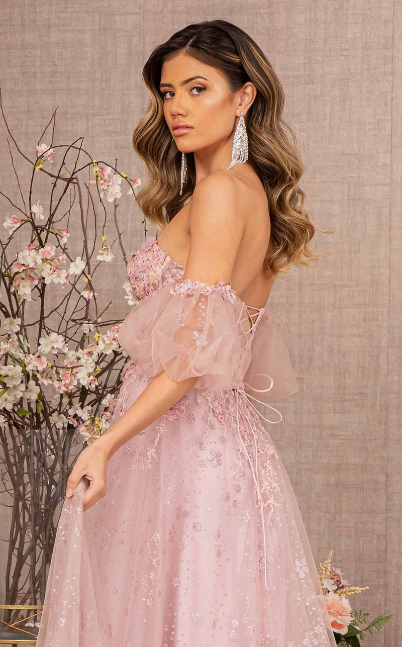 GLS by Gloria GL3126 Dress Dark-Rose