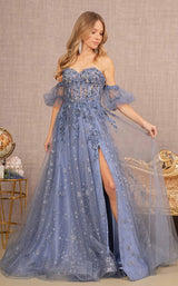 2 of 10 GLS by Gloria GL3126 Dress Smoky-Blue