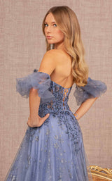 6 of 10 GLS by Gloria GL3126 Dress Smoky-Blue