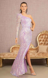 2 of 9 GLS by Gloria GL3128 Dress Lilac