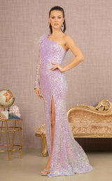 7 of 9 GLS by Gloria GL3128 Dress Lilac