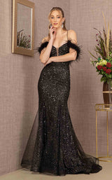 1 of 12 GLS by Gloria GL3130 Dress Black