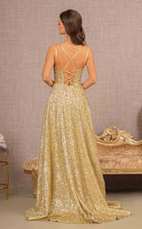 8 of 9 Elizabeth K GL3132 Dress Gold