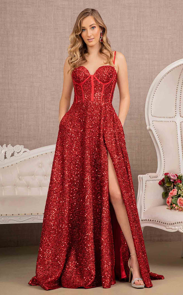 Elizabeth K GL3132 Dress Red