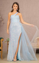 1 of 13 Elizabeth K GL3133 Dress Baby-Blue