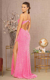 4 of 4 Elizabeth K GL3145 Dress Hot-Pink