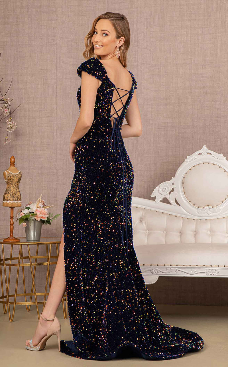 Elizabeth K GL3148 Dress Lapis-Blue