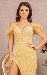 6 of 16 Elizabeth K GL3149 Dress Gold