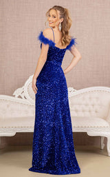 16 of 16 Elizabeth K GL3149 Dress Royal-Blue