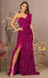 7 of 9 GLS by Gloria GL3154 Dress Magenta