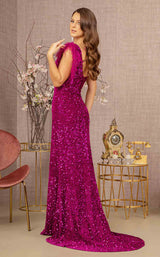 9 of 9 GLS by Gloria GL3154 Dress Magenta