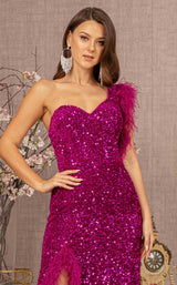 4 of 9 GLS by Gloria GL3154 Dress Magenta